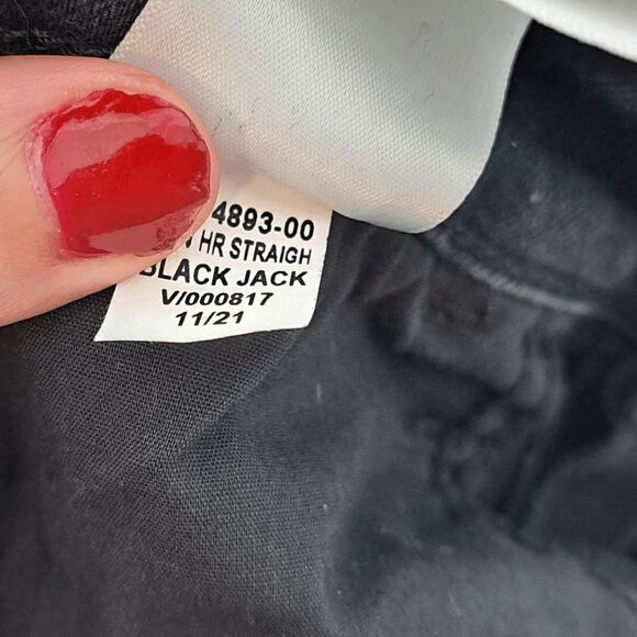 Old Navy High Rise Straight Jean in Black Jack size 6 - Picture 7 of 7